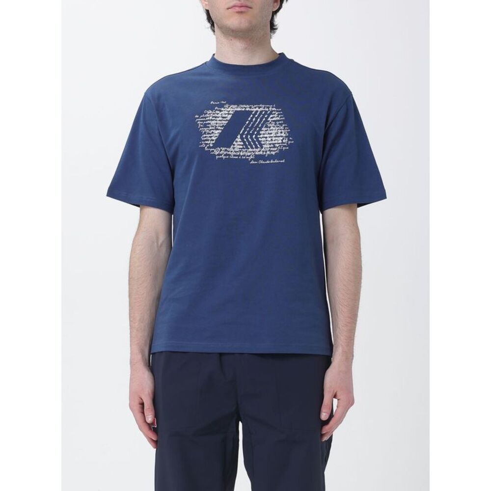 K-Way Men Cotton T-Shirt With Logo K-Way